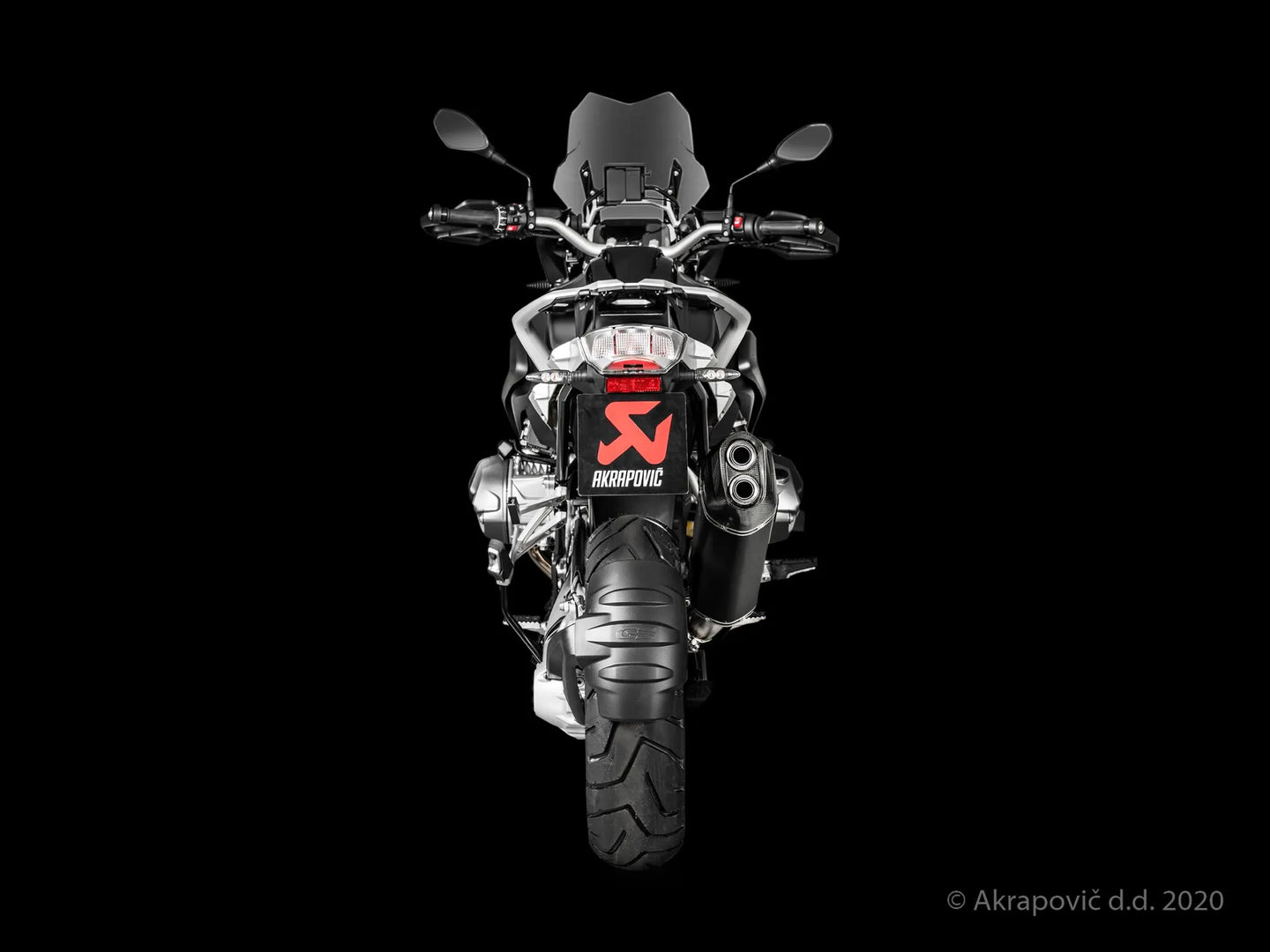 MUFFLER BLK TI R1250GS ΓΙΑ BMW R 1250 GS ABS '19–'24 | AKRAPOVIC-S-B12SO23-HAATBL