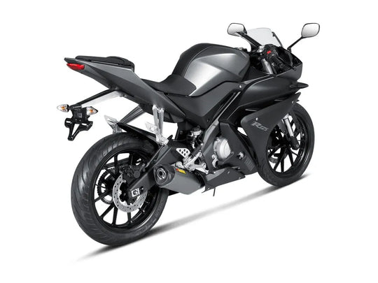 EXHST RAC TI/CF YZF-R125 17 ΓΙΑ YAMAHA '14–'19 | AKRAPOVIC-S-Y125R4-HRT