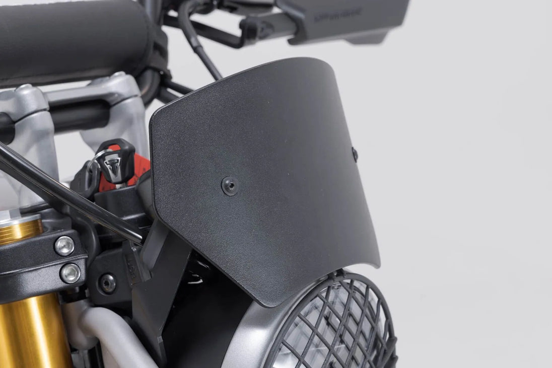 WINDSCREEN SCRAMBLER 400X BLACK ΓΙΑ TRIUMPH SCRAMBLER 400 X ABS '24 | SW-MOTECH-SCT.11.616.10000/B