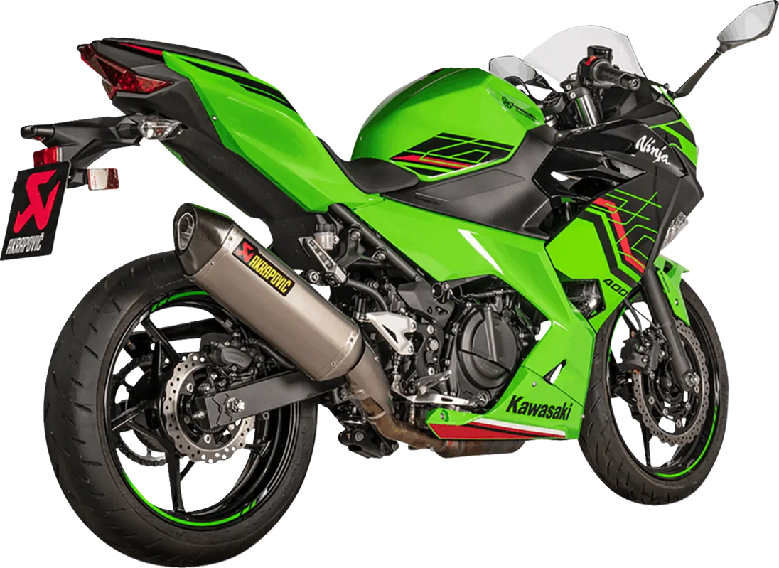 MUFFLER TI/CF NINJA 400 ΓΙΑ KAWASAKI EX 400 / EX 400 ABS / Z 400 ABS '18–'26 | AKRAPOVIC-S-K4SO7-HRT
