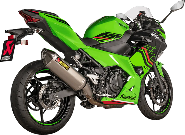MUFFLER TI/CF NINJA 400 ΓΙΑ KAWASAKI EX 400 / EX 400 ABS / Z 400 ABS '18–'26 | AKRAPOVIC-S-K4SO7-HRT