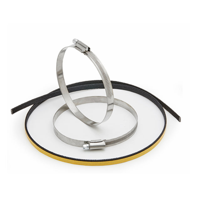 Ανοξείδωτος σφικτήρας και αυτοκόλλητο CLAMP120_100-120mm Givi