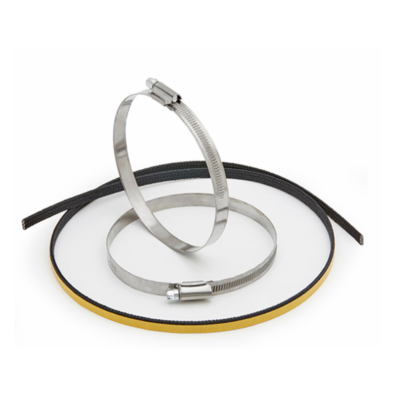 Ανοξείδωτος σφικτήρας και αυτοκόλλητο CLAMP120_100-120mm Givi