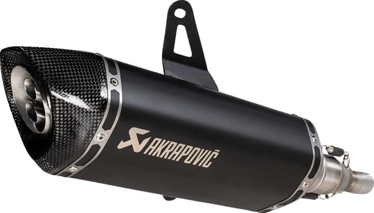 MUFFLER SS/CF BLK ITAL ΓΙΑ ITALJET DRAGSTER 125 ABS / DRAGSTER 200 ABS '20–'26 | AKRAPOVIC-S-IT125SO1-HRTBL