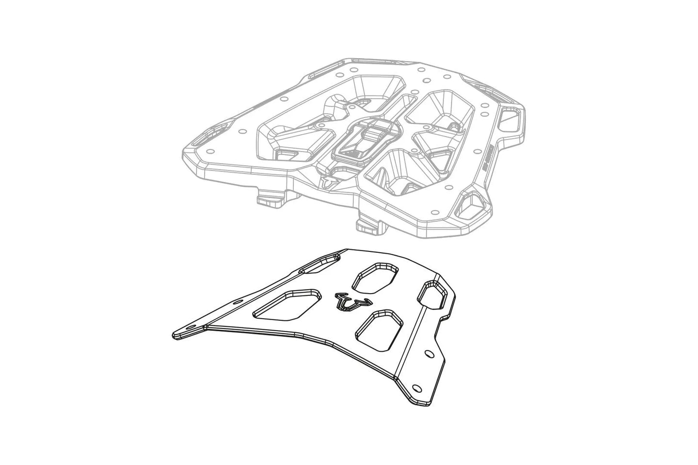 STREET RACK KTM 990 DUKE ΓΙΑ KTM DUKE 990 ABS '24 | SW-MOTECH-GPT.04.994.16000/B