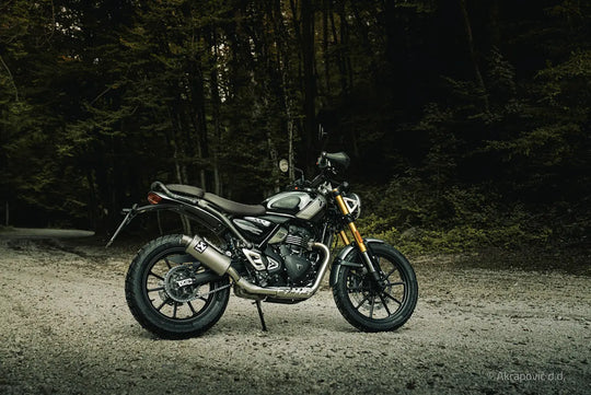 MUFFLER SLIP-ON TI TRIUMPH SPEED 400 / SCRAMBLER 400X ΓΙΑ TRIUMPH SCRAMBLER 400 X ABS / SPEED 400 ABS '24–'26 | AKRAPOVIC-S-T4SO1-HDT