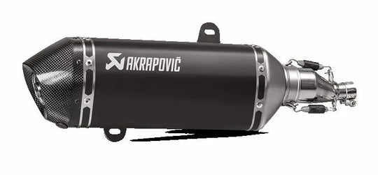MUFFLER SS/CF BLK GTS125 ΓΙΑ VESPA GTS 125 I.E. ABS / GTS 125 IGET ABS / GTS 150 I.E. ABS '17–'20 | AKRAPOVIC-S-VE125SO1-HZBL
