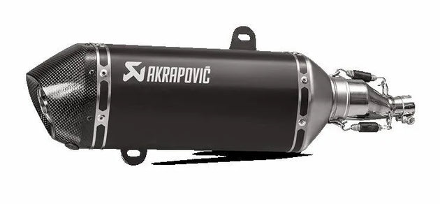 MUFFLER SS/CF BLK GTS125 ΓΙΑ VESPA GTS 125 I.E. ABS / GTS 125 IGET ABS / GTS 150 I.E. ABS '17–'20 | AKRAPOVIC-S-VE125SO1-HZBL