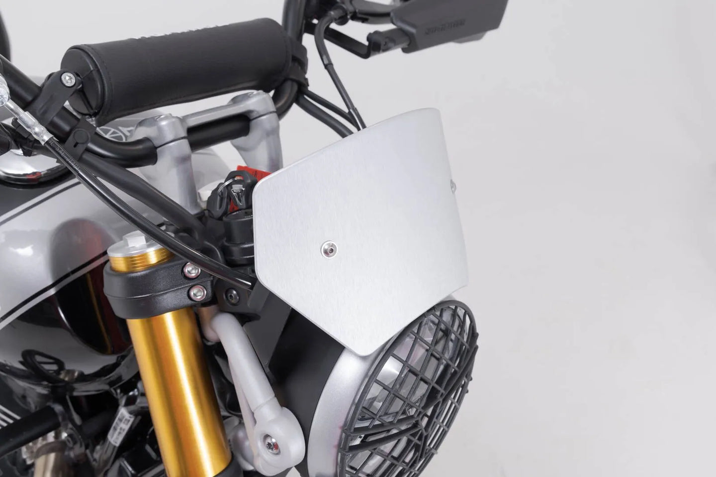 WINDSCREEN SCRAMBLER 400X SILVER ΓΙΑ TRIUMPH SCRAMBLER 400 X ABS '24 | SW-MOTECH-SCT.11.616.10000/S