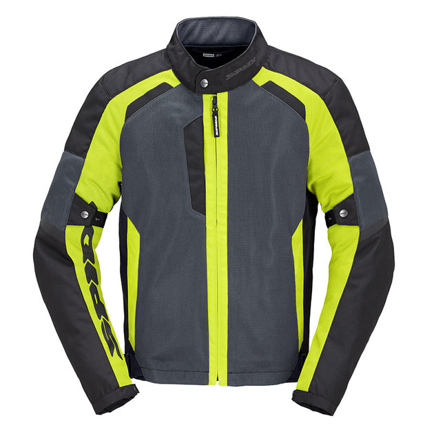 Spidi Μπουφάν Tek Net μαύρο/γκρι/fluo 486