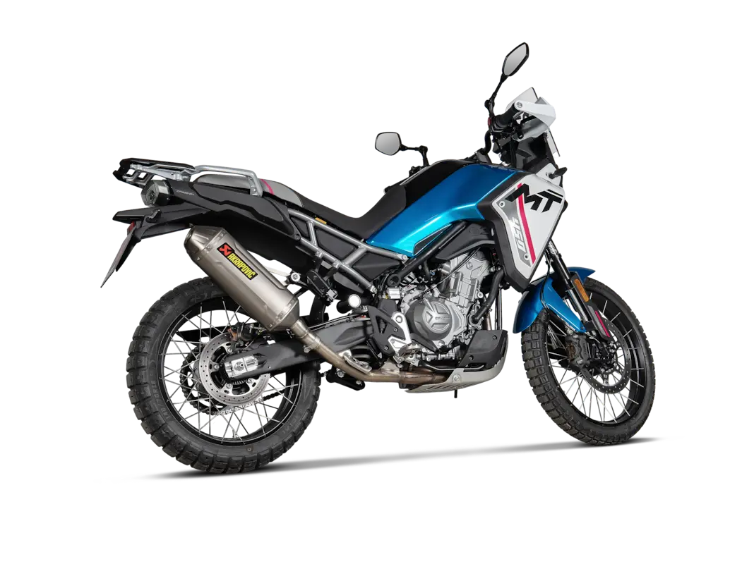 MUFFLER SLIP-ON TITANIUM CFMOTO 450MT ΓΙΑ CF MOTO MT 450 ABS '24–'26 | AKRAPOVIC-S-CF4SO2-HFTT
