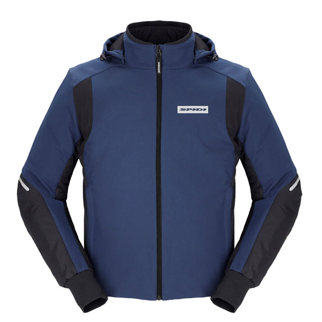 Spidi Μπουφάν Hoodie Armor H2OUT μαύρο/μπλε 022