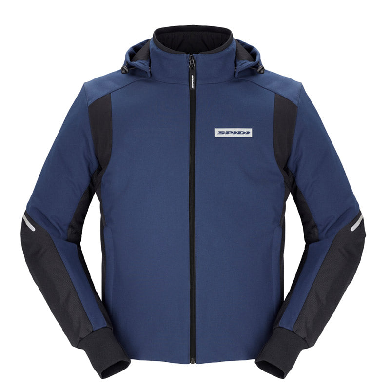 Spidi Μπουφάν Hoodie Armor H2OUT μαύρο/μπλε 022