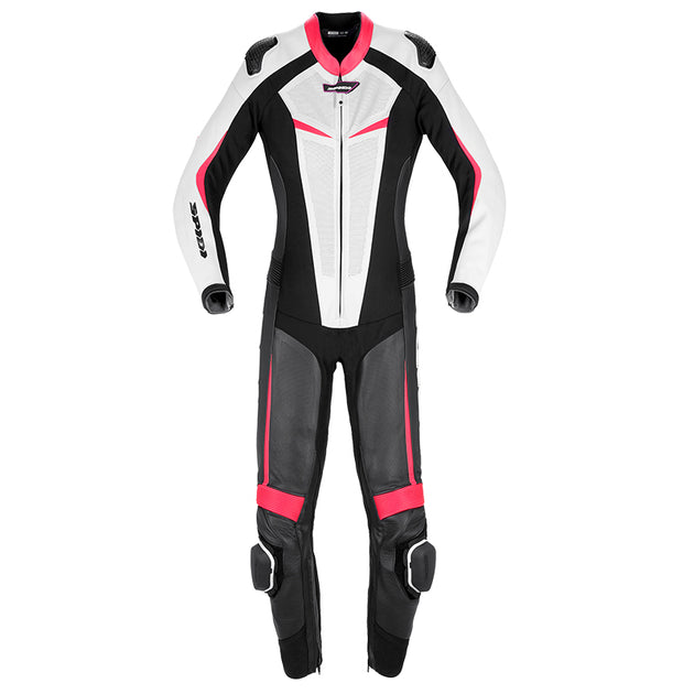 Φόρμα ολόσωμη SPIDI Track Pro Perforated Μάυρο-Φούξια 545