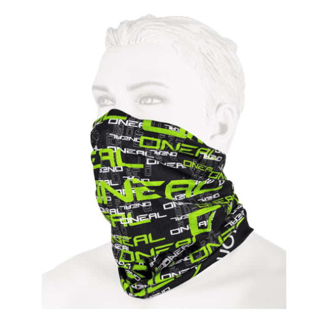 Φουλάρι Oneal Neckwarmer Matrix μαύρο/πράσινο