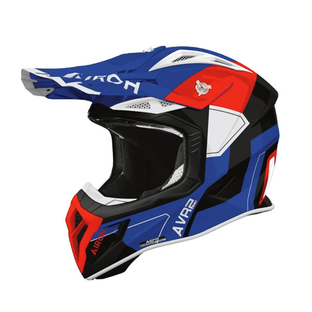 Κράνος Airoh Aviator Ace 2 Shield μπλε/κόκκινο gloss