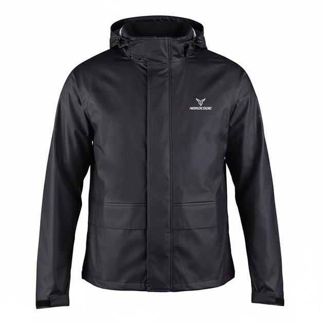 Αδιάβροχο & διαπνέον μπουφάν Nordcode Rain Jacket stretched μαύρο