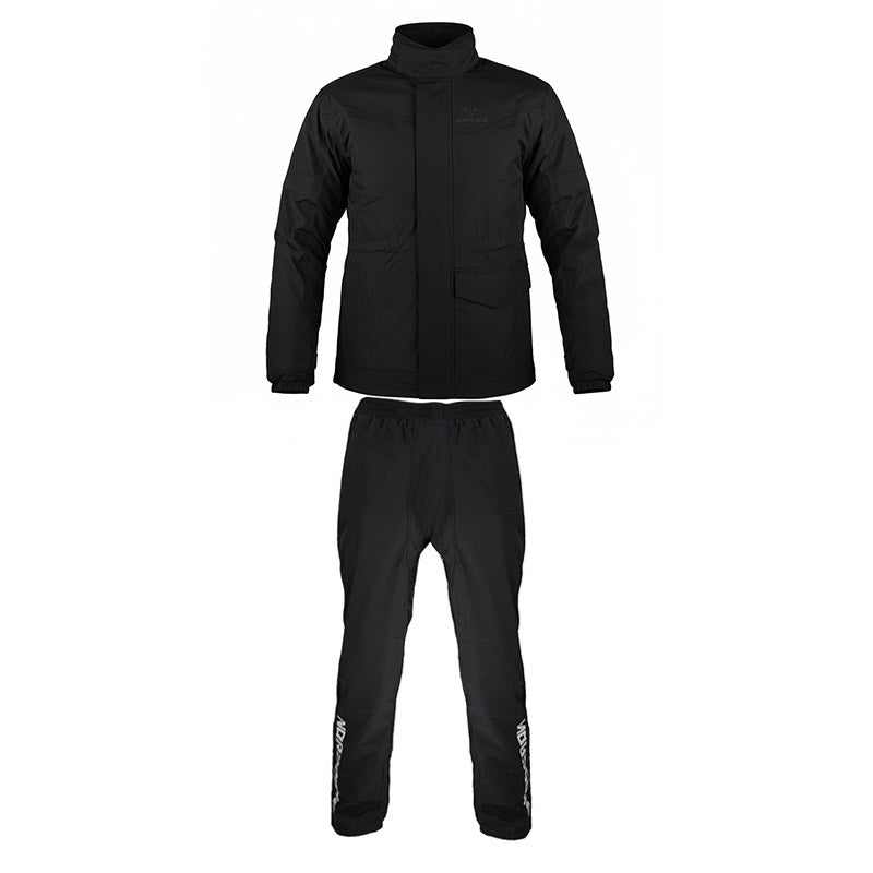 Αδιάβροχο & διαπνεον σετ 10K Nordcode Rainsuit Wave Evo μαύρο