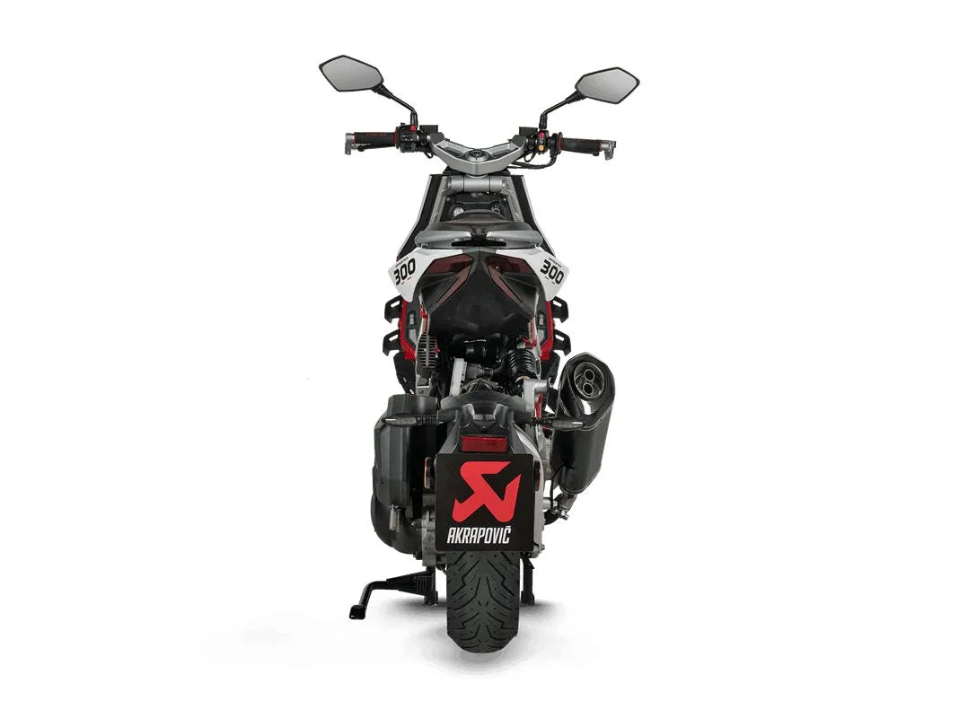 MUFFLER SLIP-ON TI ITALJET DRAGSTER 300 ΓΙΑ ITALJET DRAGSTER 300 ABS '24–'26 | AKRAPOVIC-S-IT3SO1-HRTBL