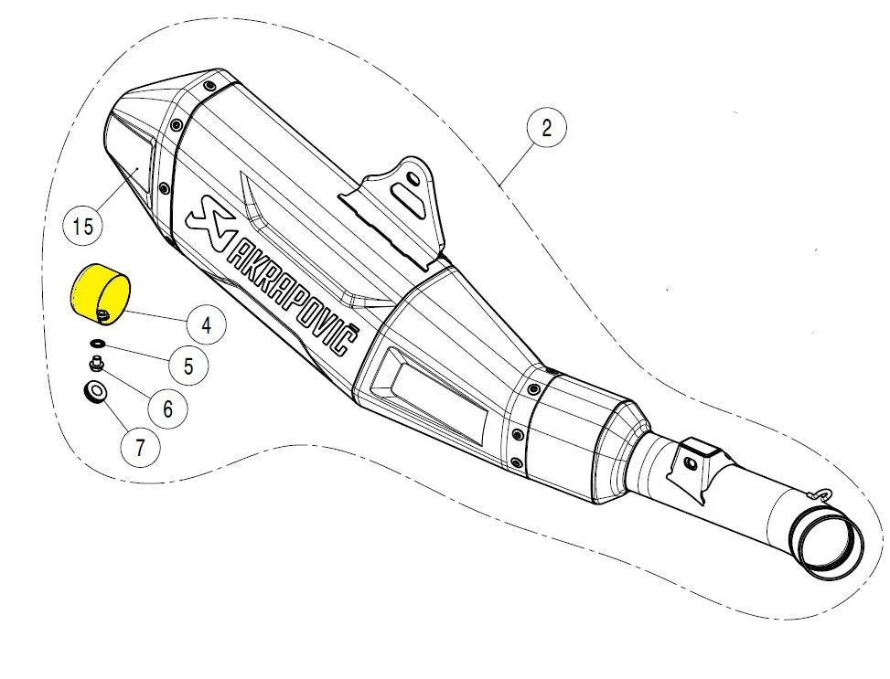 NOISE INSERT | AKRAPOVIC-V-TUV349