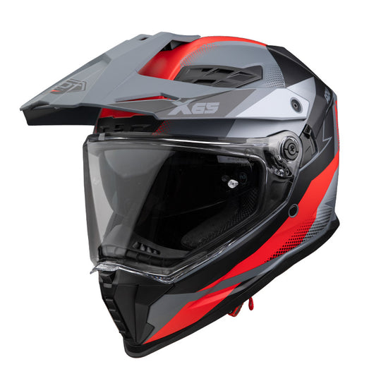 Κράνος Pilot Atacama SV Block X65 γκρι/κόκκινο (Pinlock 30 Included)