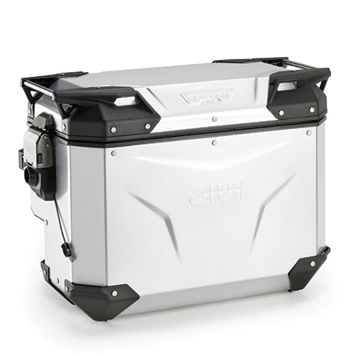 Βαλίτσα πλαϊνή Givi OBKEVS40AAR Trekker Outback Evo monokey Δεξιά 40ltr ασημί