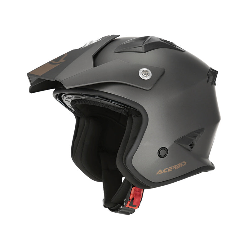 Κράνος Acerbis Jet Aria Metallic 25937.073 σκούρο γκρι