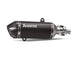 MUFFLER SS/CF BLK GTS125 ΓΙΑ VESPA GTS 125 IGET ABS '21–'24 | AKRAPOVIC-S-VE125SO2-HZBL