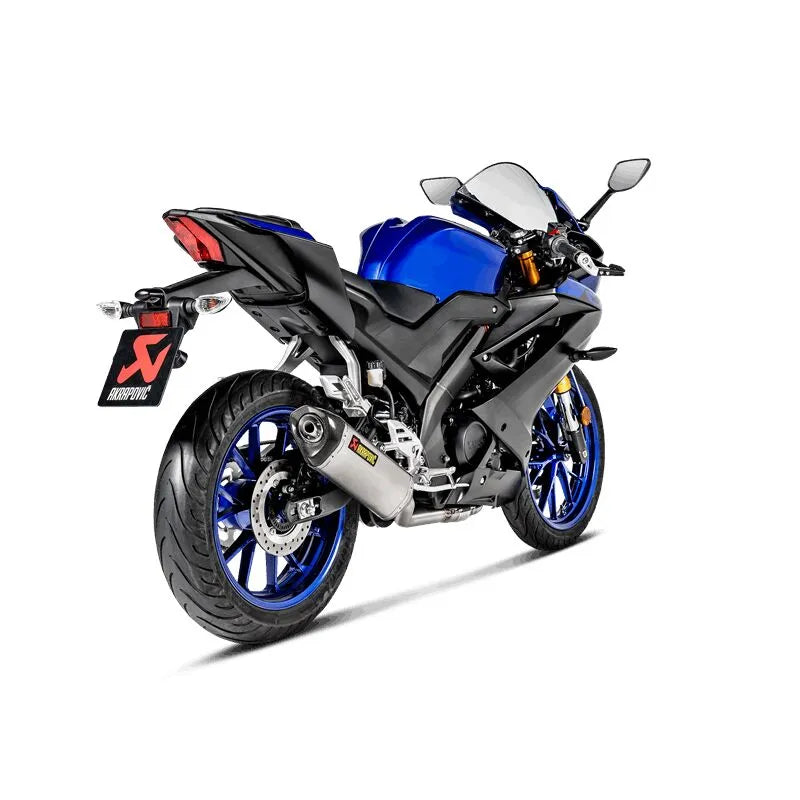 EXHST RAC TI/CF YZF-R125 ΓΙΑ YAMAHA MT-125 ABS / YZF-R 125 ABS / YZF-R15 '19–'20 | AKRAPOVIC-S-Y125R6-HZT