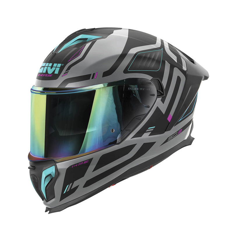 Κράνος Givi H50.3 Quasar grey/fuchsia/blue matt (Pinlock Included)