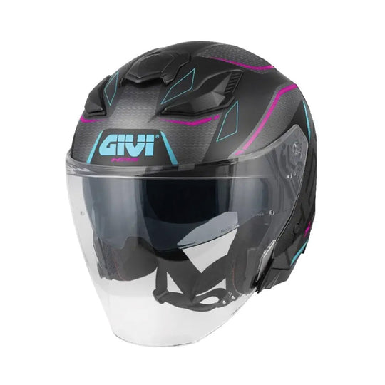 Κράνος Givi X31 black/dark titan/fuchsia/blue matt