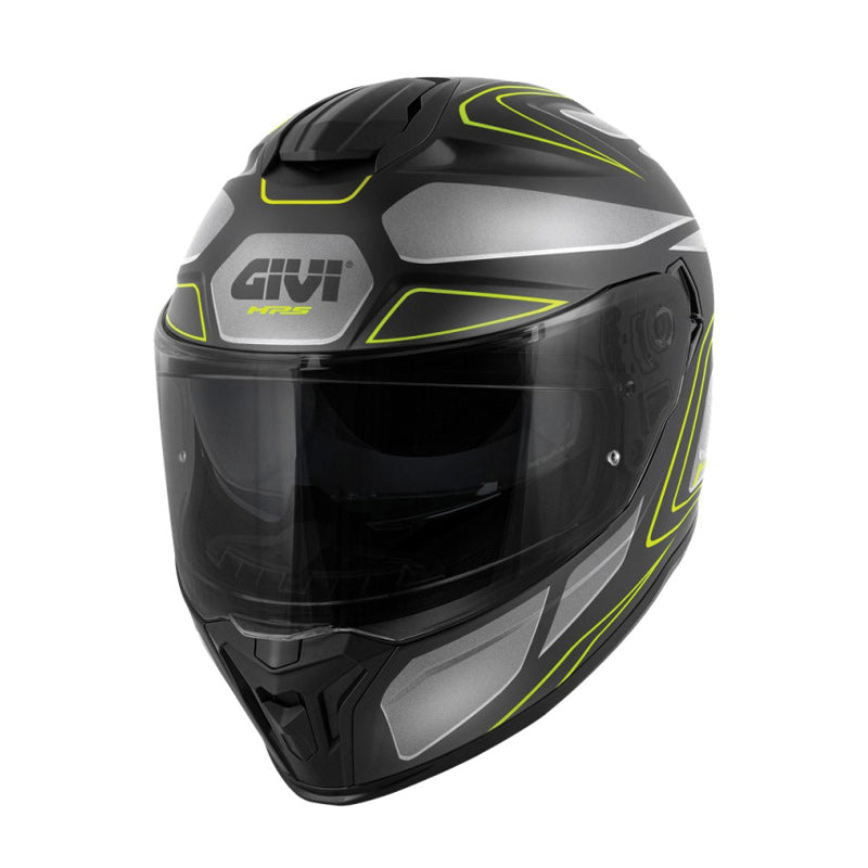 Κράνος Givi H55.1 Zephir black/silver/titanium/fluo yellow matt
