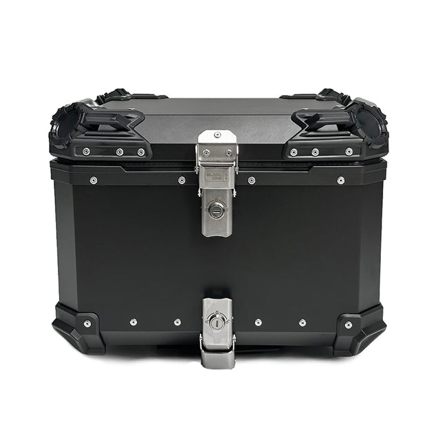Βαλίτσα κεντρική BLACK ONE H55 ΑΛΟΥΜΙΝΙΟΥ 55lt μαύρη με πιάστρα και εσωτερική επένδυση