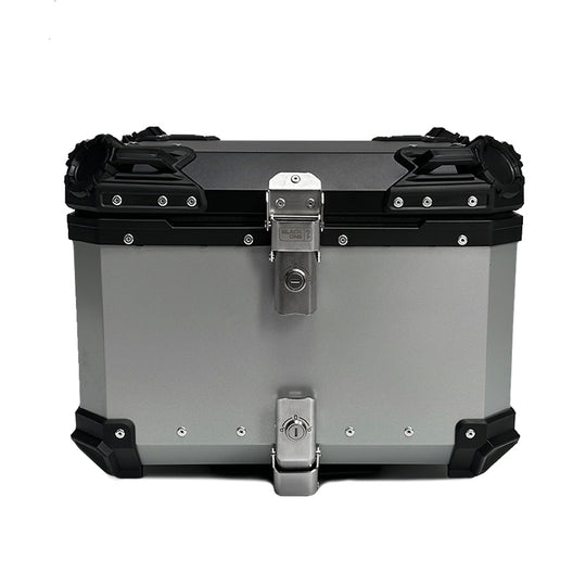 Βαλίτσα κεντρική BLACK ONE H55 ΑΛΟΥΜΙΝΙΟΥ 55lt ασημί με πιάστρα και εσωτερική επένδυση