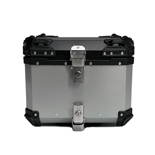 Βαλίτσα κεντρική BLACK ONE H45 ΑΛΟΥΜΙΝΙΟΥ 45lt ασημί με πιάστρα και εσωτερική επένδυση