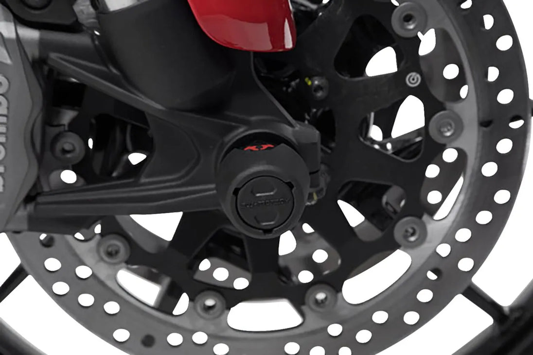 FRONT AXLE SLIDER SET ΓΙΑ DUCATI '21–'24 | SW-MOTECH-STP.22.176.10600/B