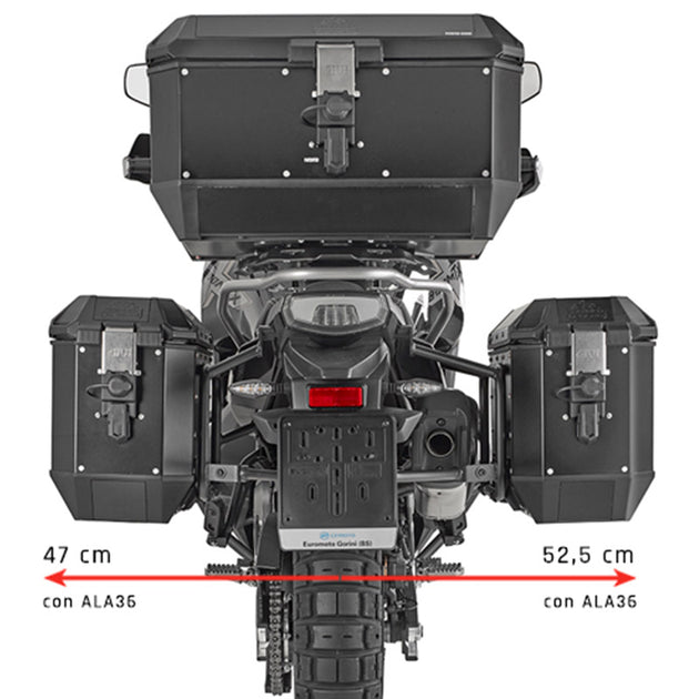 Βάσεις πλαϊνών βαλιτσών PLO9227MK_CFM 800 MT-X (25 > 26)/ 1000 MT-X (26)