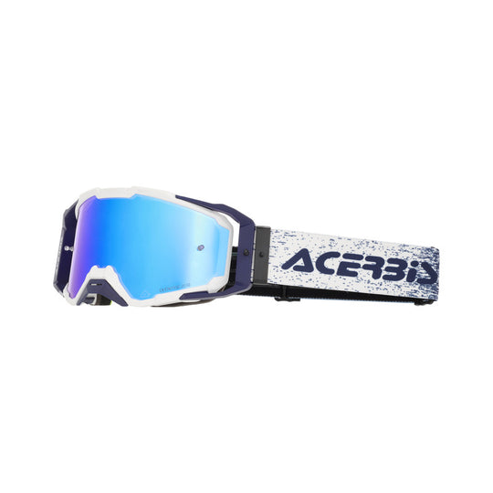 Μάσκα MX Acerbis Vitrion mirror 27520.232 άσπρο/μπλε