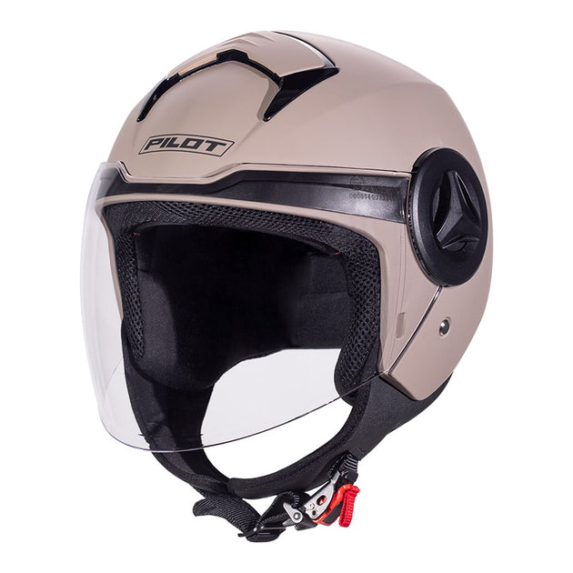 Κράνος Pilot Arrow ECE 22.06 μόκα matt