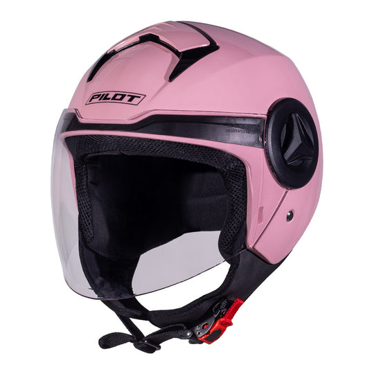 Κράνος Pilot Arrow ECE 22.06 ροζ gloss