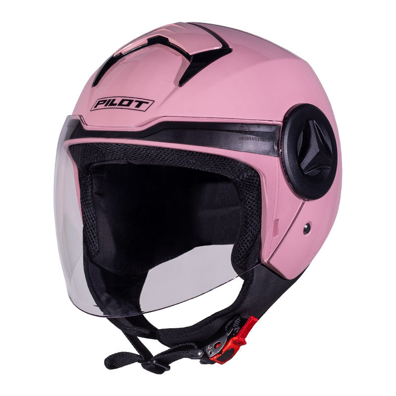 Κράνος Pilot Arrow ECE 22.06 ροζ gloss