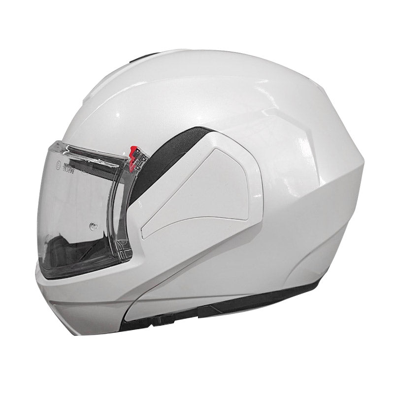 Κράνος flip-back Pilot Duo SV ECE 22.06 άσπρο gloss