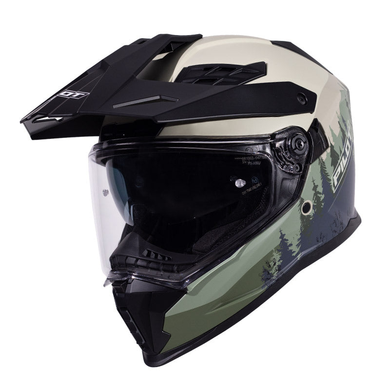 Κράνος Pilot Atacama SV ECE 22.06 Summit άμμου/χακί matt (περιλαμβάνει Pinlock 30)