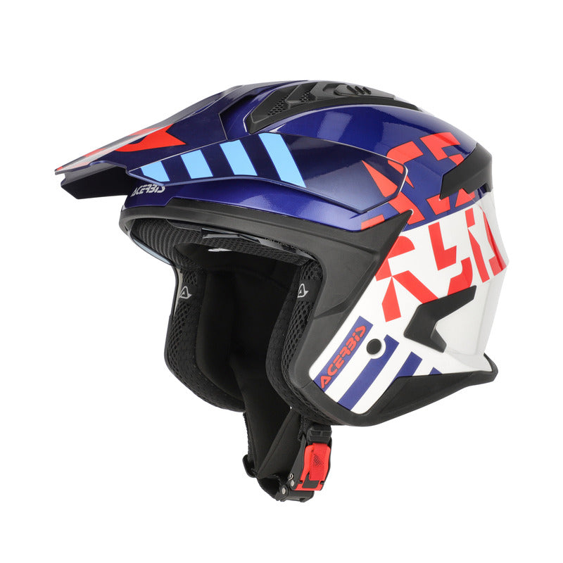Κράνος Acerbis Jet Aria Evo graphic 27886.034 άσπρο/μπλε/κόκκινο