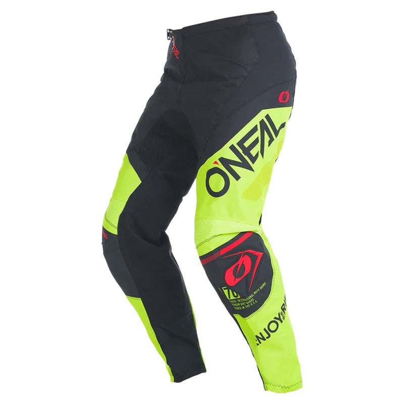 MX παντελόνι Oneal Element Factor V.27 μαύρο/neon κίτρινο