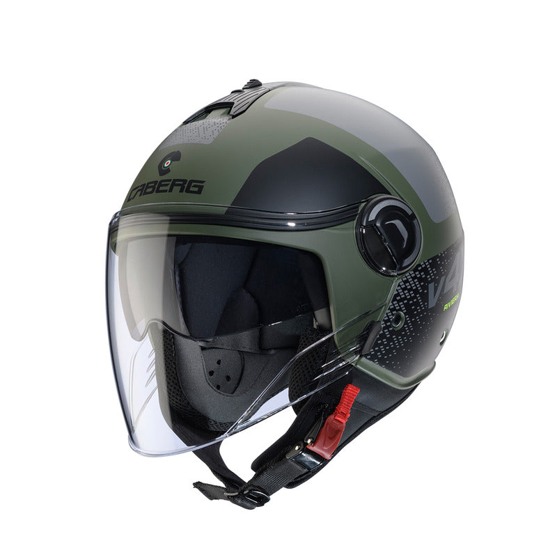 Κράνος Caberg Riviera V4X πράσινο Μπαχάμες
