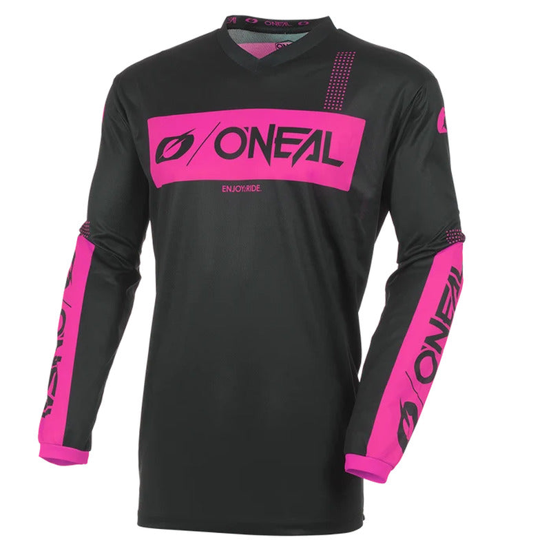 Μπλούζα Oneal Element Lady Racewear V.27 μαύρο/ροζ