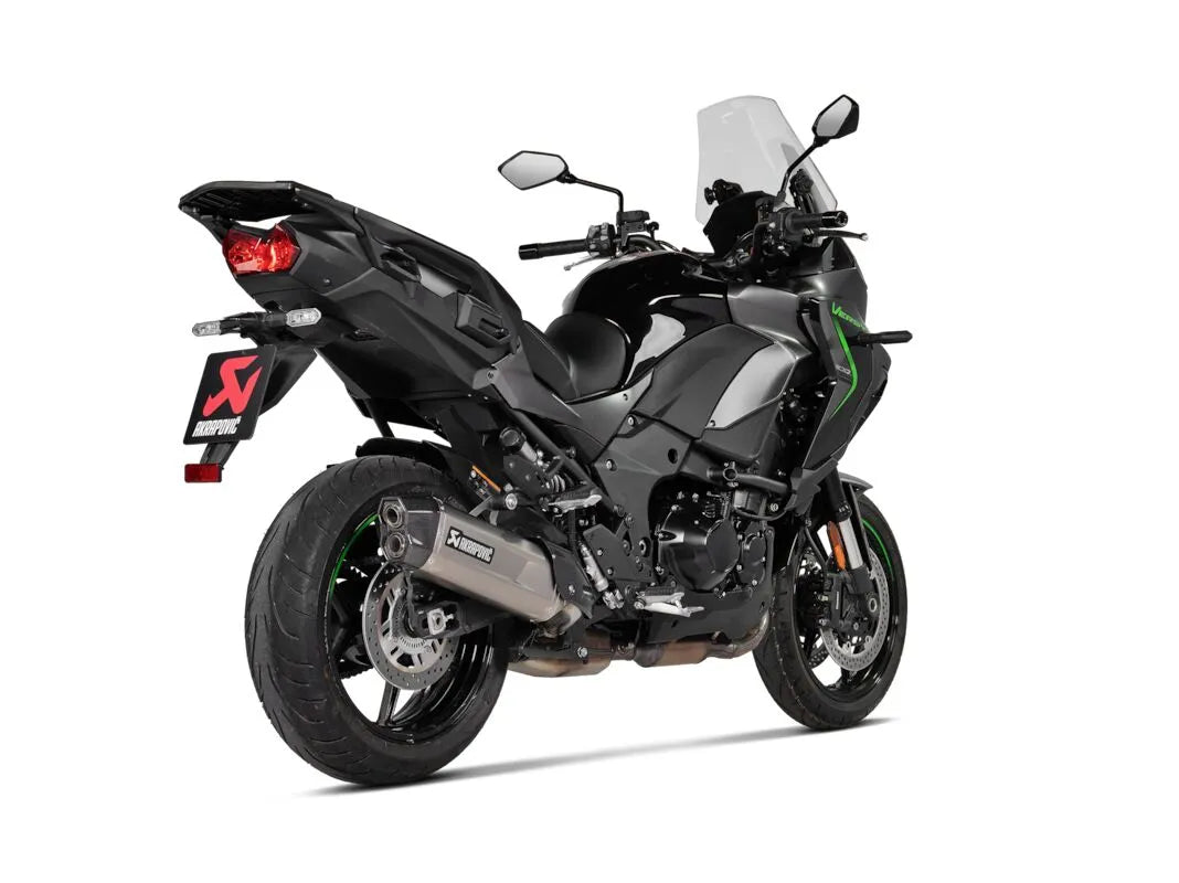 MUFFLER SLIP-ON TITANIUM/CARBON VERSYS 1100 ΓΙΑ KAWASAKI KLZ 1100 ABS '25–'26 | AKRAPOVIC-S-K11SO1-HGJT