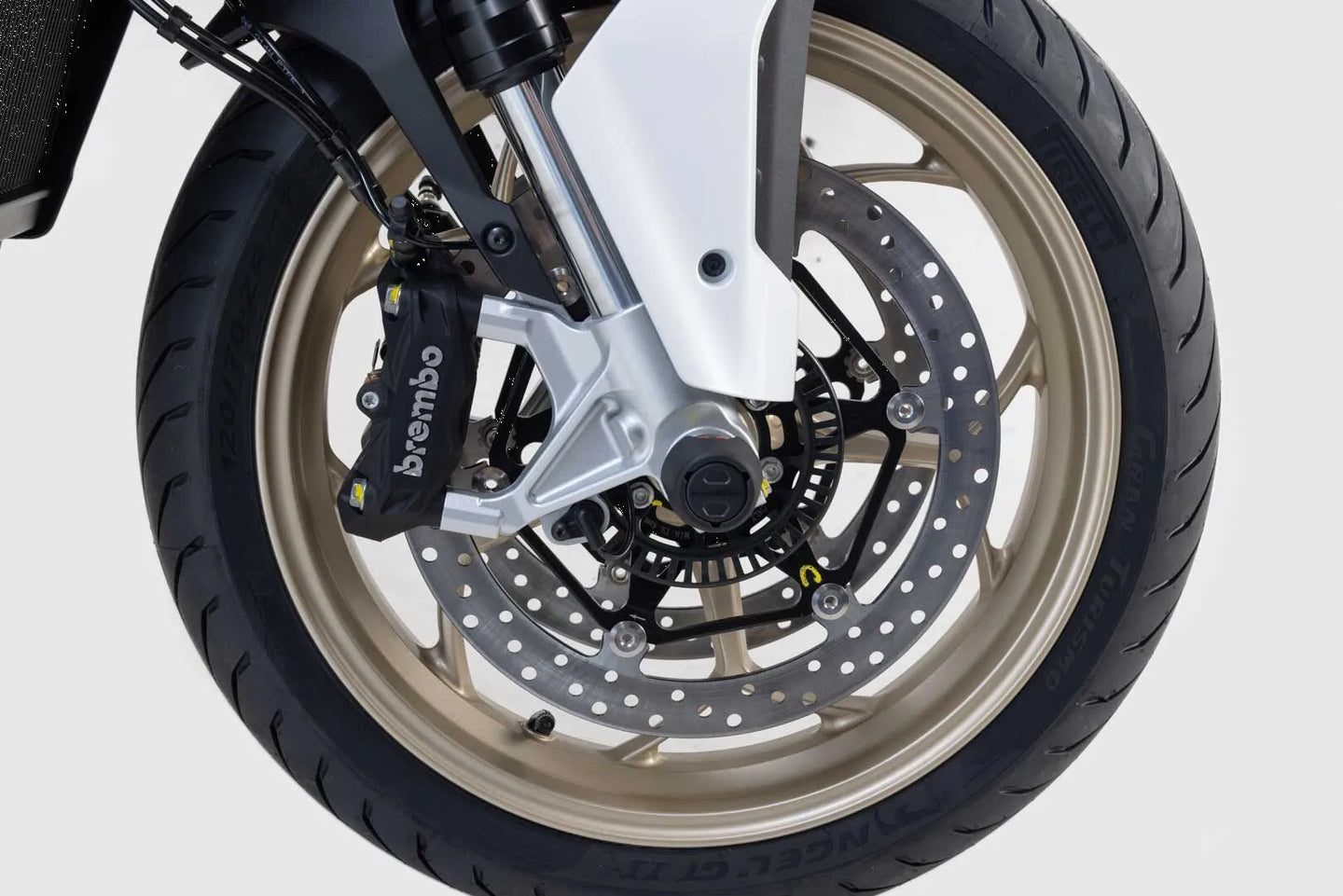 FRONT AXLE SLIDER SET ΓΙΑ MOTO GUZZI V100 1050 MANDELLO ABS / V85 850 TT '22–'24 | SW-MOTECH-STP.17.176.10100/B