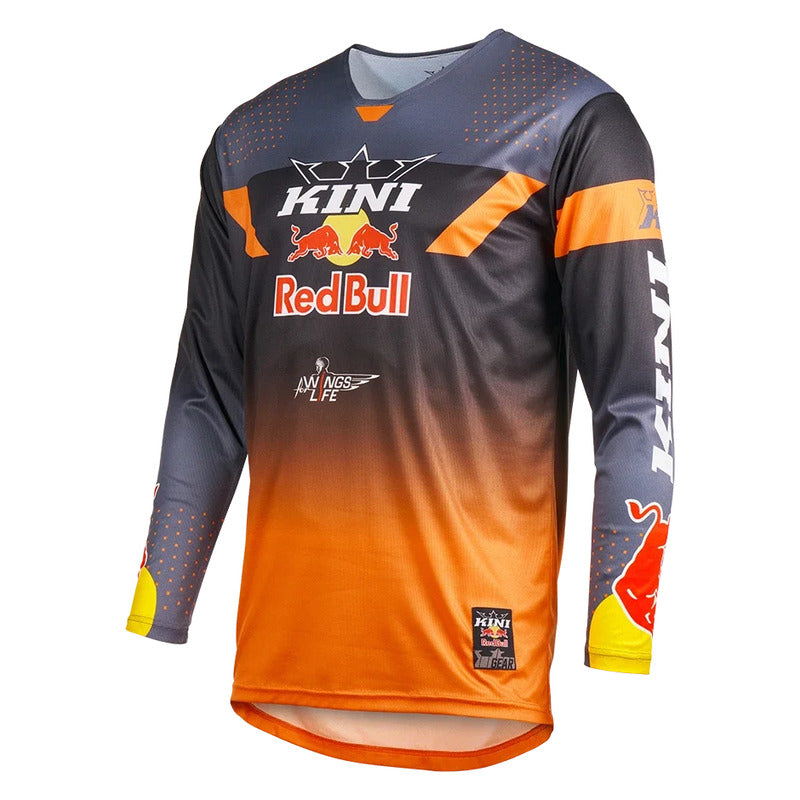 Μπλούζα Oneal Kini Red Bull 2.0 γκρι/πορτοκαλί